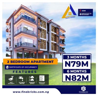 2bedroom Apartment, Ivana Court Ajah, Ajah, Lagos, Block of Flats for Sale