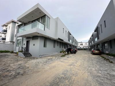 Brandnew 4bedroom Terrace Duplex with Bq, Alpha Beach Road Before Chevron, Lekki, Lagos, Terraced Duplex for Rent