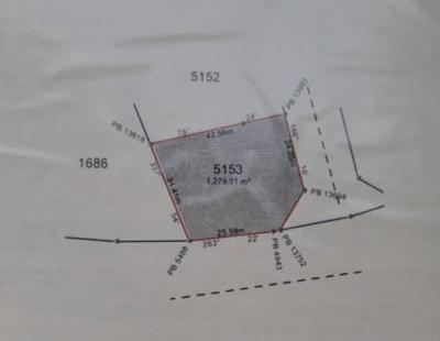 1300sqm of a Residential Land in Guzape, Guzape District, Abuja, Residential Land for Sale