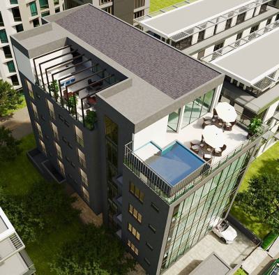 Luxury Cash Generating One Bed with Hotel Facilities, Off Montgomery Road, Yaba, Lagos, Block of Flats for Sale