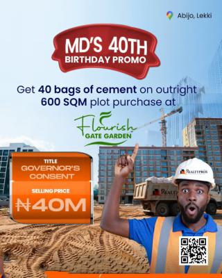 Buy and Build Land with Genuine Title, Flourish Estate Abijio Ajah, Abijo, Lekki, Lagos, Residential Land for Sale