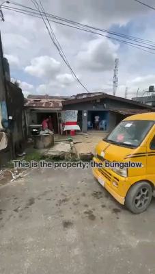 a Demolish Able Bungalow Measuring 700sqm, Ora Ekpen, General Hospital Axis, Gbagada, Lagos, Mixed-use Land for Sale