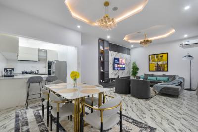 Luxury 3 Bedroom Apartment with Swimming Pool, Meadow Hall Way, Ikate, Lekki Phase 1, Lekki, Lagos, Flat / Apartment Short Let