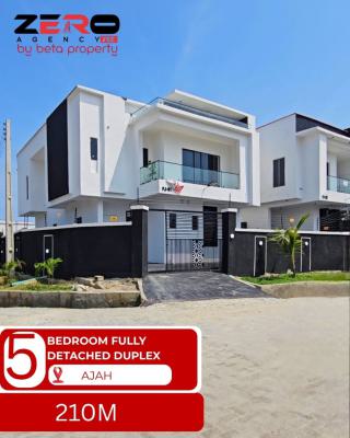 Standard and Clean 5 Bedroom Detached Duplex with a Pool and Bq, Lekki Scheme 2, Ajah, Lagos, Detached Duplex for Sale