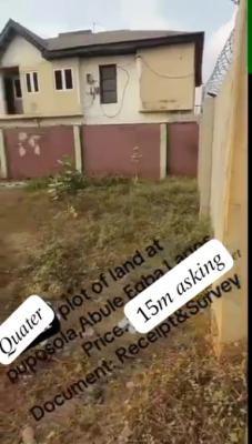 Land, Puposola, Abule Egba, Agege, Lagos, Residential Land for Sale