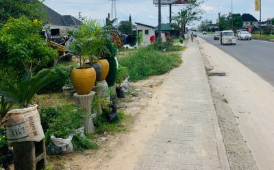 a Fenced Parcel of Land, Along G.u Ake Road Eliozu, Port Harcourt, Rivers, Commercial Land for Sale