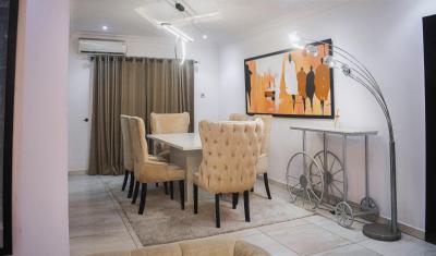 Fully Furnished Spacious 3 Bed Flat with Bq on 3rd Floor with Elevator, Lekki Gardens Estate, Kusenla, Ikate, Lekki, Lagos, Flat / Apartment for Sale