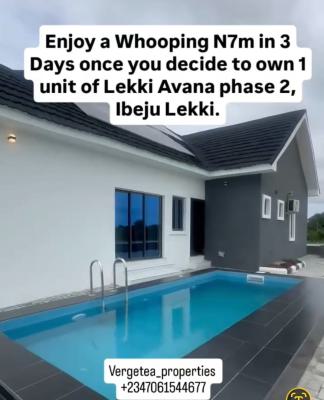 Luxury 3 Bedroom Detached Bungalow with Pool in a Beautiful Environmen, Lekki Avana Phase 2 Eleranigbe Ibeju Lekki, Eleranigbe, Ibeju Lekki, Lagos, Detached Bungalow for Sale