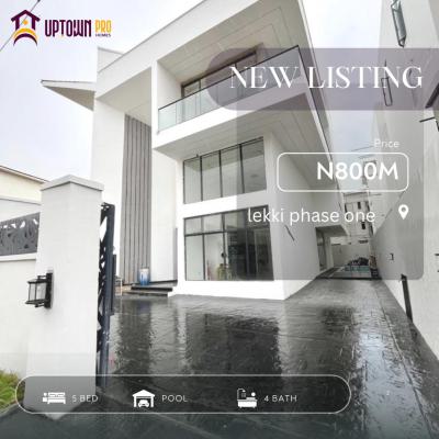 Magnificent Bedroom Fully Detached Duplex with a Private Pool, Cinema,, Lekki Phase 1, Lekki, Lagos, Detached Duplex for Sale