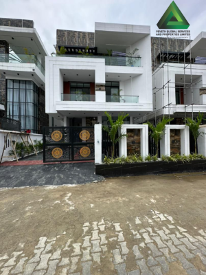 Luxury 5 Bedroom Fully Detached Duplex with Swimming Pool, Cinema, Gym, Chevron, Lekki, Lagos, Detached Duplex for Sale