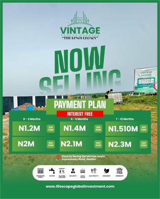 *now Selling* *vintage Parks and Garden Is Fast Selling, Ibadan, Moniya, Ibadan, Oyo, Residential Land for Sale