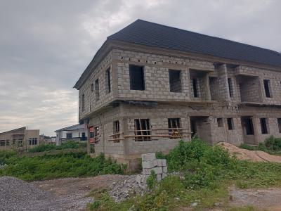 3 Bedroom Terrace Duplex Carcass, Along Voice of Nigeria Road, Airport Road, Lugbe Abuja, Lugbe District, Abuja, Terraced Duplex for Sale