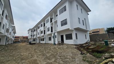 Carcass and Solid 4 Bedroom Terrace Duplex with a Room Bq, Awuse Estate, Opebi, Ikeja, Lagos, Terraced Duplex for Sale