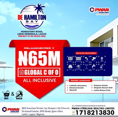 Buy Land in an Estate with C of O, Flexible Payment? See Details, Hamilton Bay Estate, Monastery Road,  Lekki Peninsula, Lekki, Lagos, Residential Land for Sale