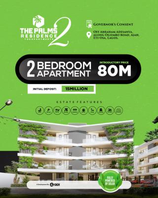2 Bedroom Apartment, The Palms Residence 2, Off Ogombo Road Abraham Adesanya, Ajah, Lagos, Flat / Apartment for Sale