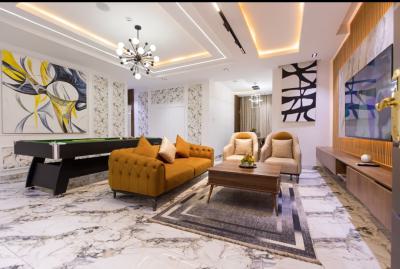 Luxury 3 Bedroom Terrace Duplex with Snooker Table, Pool, and Gym, Beside Aso Radio Katampe Abuja, Katampe (main), Katampe, Abuja, Terraced Duplex Short Let