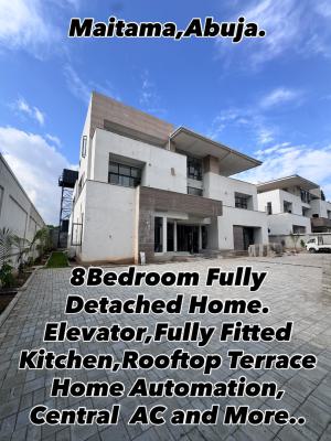 Massive 8 Bedroom Detached Duplex with Elevator + Cinema, Maitama Main, Maitama District, Abuja, Detached Duplex for Sale