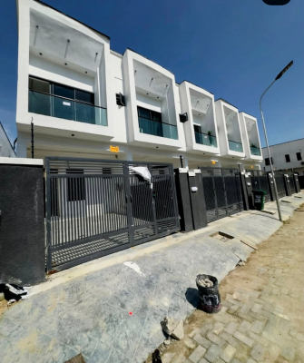 Self Service & Self Compound 3bedroom Terrace at Ikota, Ikota By Bis, Ikota, Lekki, Lagos, Terraced Duplex for Rent