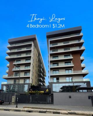 4 Bedroom Apartment with Swimming Pool, Gym and Bq, Ikoyi, Lagos, Block of Flats for Sale