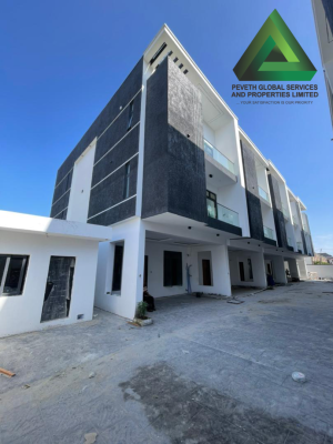 4 Bedroom Terrace Duplex with Bq, Swimming Pool, Gym, Ikate, Lekki, Lagos, Terraced Duplex for Sale