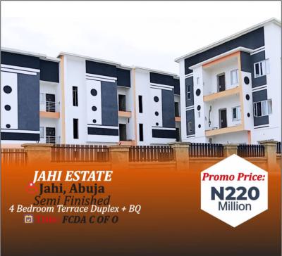 4 Bedroom Terrace Duplex Abuja, Jahi Abuja, Jahi, Abuja, Terraced Duplex for Sale