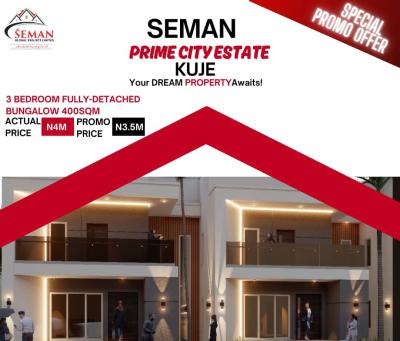 3 Bedroom Fully Detached Bungalow, Beside Army Estate Kuje, Kuje, Abuja, Residential Land for Sale