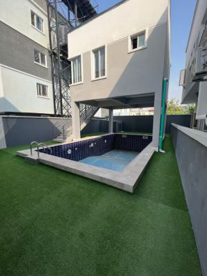 Tastefully Finished and Serviced 3 Bedrooms Terraced Duplex with Bq, Orchid Road, Lekki, Lagos, Terraced Duplex for Rent