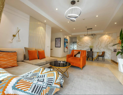 Oceanfront 2 Bedroom Apartment in a Serviced Estate, Marwa (right Side), Lekki Phase 1, Lekki, Lagos, Flat / Apartment for Rent