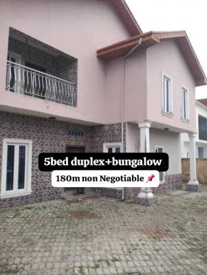 Spacious 5bedeoom, Crown Estate, Sangotedo, Ajah, Lagos, Detached Duplex for Sale