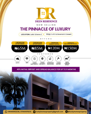 Exquisite 3 Bedroom Duplex, Lekki Scheme 2, Lekki, Lagos, House for Sale