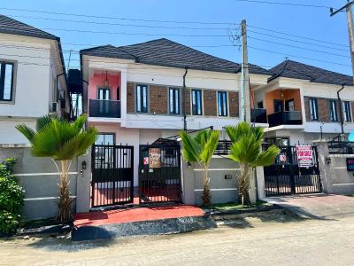 Lovely 4 Bedroom Duplex with Bq, Gra Behind Megachicken Restaurant, Ikota, Lekki, Lagos, Detached Duplex for Sale