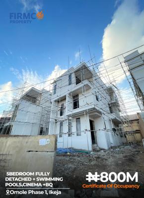 Ultra-modern 5 Bedroom Fully Detached Duplex with Cinema and Swmpool, Omole Phase 1, Ikeja, Lagos, Detached Duplex for Sale