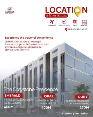 Greystone Residence: Where Luxury Meets High-yield Investment, Maryland, Maryland, Lagos, Terraced Duplex for Sale