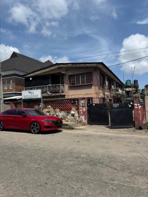 Old Building Suitable for Remodelling (renovation) Or New Development, in a Serene and Peaceful Neighborhood Off Bode Thomas, Bode Thomas, Surulere, Lagos, Detached Duplex for Sale