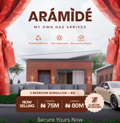 Solar Powered Luxury Bungalows, Itunu Residential Estate, Aiyegoro, Ibeju-lekki, Lekki, Lagos, Detached Bungalow for Sale