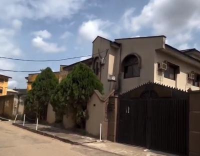 Clean Block of 4 Flats of 3 Bedroom with a Miniflat Bq on a Tarred Str, Egbeda, Alimosho, Lagos, Block of Flats for Sale
