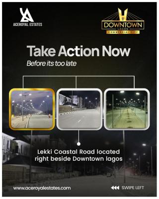 Land with Governor Allocation C of O, Downtown Commercial City Ii, Facing Lagos Calabar Coastal Road., Eleko, Ibeju Lekki, Lagos, Commercial Land for Sale