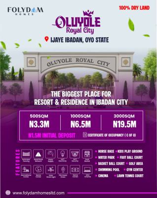 Affordable Land with Certificate of Occupancy C of O, Oluyole Royal City  Located in Ijaye Community, Ibadan, Oyo, Residential Land for Sale