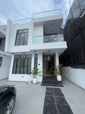 Luxury 5 Bedroom Fully Detached Duplex + Bq, Cinema and Rooftop, in a Secured Estate Less Than 3 Minutes Drive From Purple Mall, Osapa, Lekki, Lagos, Detached Duplex for Sale