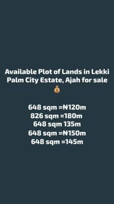 Buy and Build Estate Land, Lekky Palm City, Ajah, Lagos, Land for Sale
