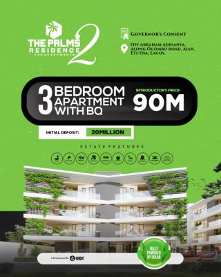 3 Bedroom Flat with Bq, Off Ogombo Rd By Abraham Adedanya., Ajah, Lagos, Flat / Apartment for Sale