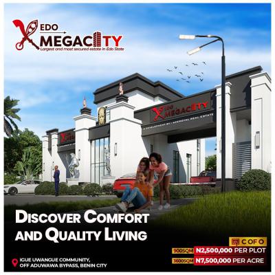 Edo Mega City Estate, Off Aduwawa Bypass, Benin City, Benin, Oredo, Edo, Land for Sale