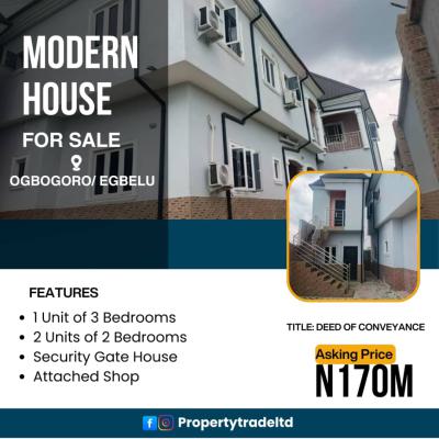 Modern House, Ogbogoro/egbelu, Port Harcourt, Rivers, Detached Duplex for Sale
