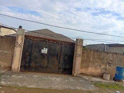 Fenced Plot of Land with Bungalow, Yetunde Brown Ifako Gbagada, Gbagada, Lagos, Residential Land for Sale