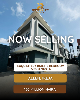 Exquisitely Built 2 Bedroom Apartments, Estate, Allen, Ikeja, Lagos, Flat / Apartment for Sale