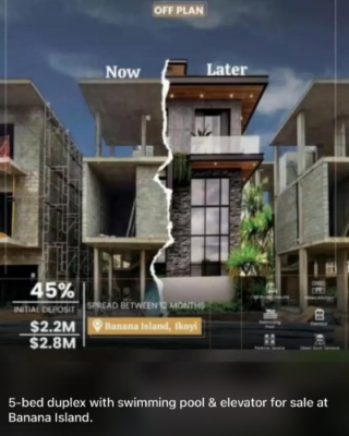 5-bedroom Duplex with Swimming Pool & Elevator, Banana Island, Ikoyi, Lagos, Detached Duplex for Sale