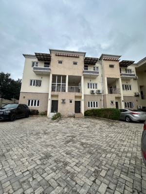 Partly Furnished 4 Bedroom Terrace Duplex with Bq, Inverter, Acs, Off Coza, Guzape District, Abuja, Terraced Duplex for Sale