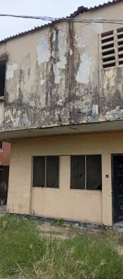 Dilapidated Standard Plot of Land of Standard 3bedrm Duplex with 2bedr, Off Adelabu, Adelabu, Surulere, Lagos, Detached Duplex for Sale