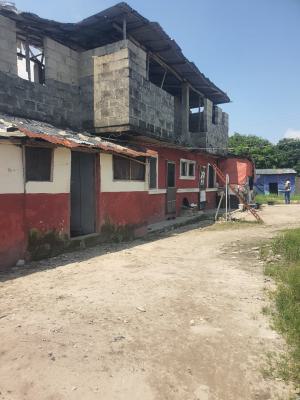 Quarter Plot of Land with Demolishable Structure and Facing The Street, Ogombo, Ajah, Lagos, Mixed-use Land for Sale