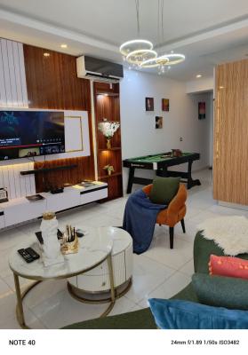 2 Bedroom Apartment with Snooker, Gym and Rooftop Terrace, Kunsela Road, Chisco Ikate, Ikate, Lekki, Lagos, Flat / Apartment Short Let